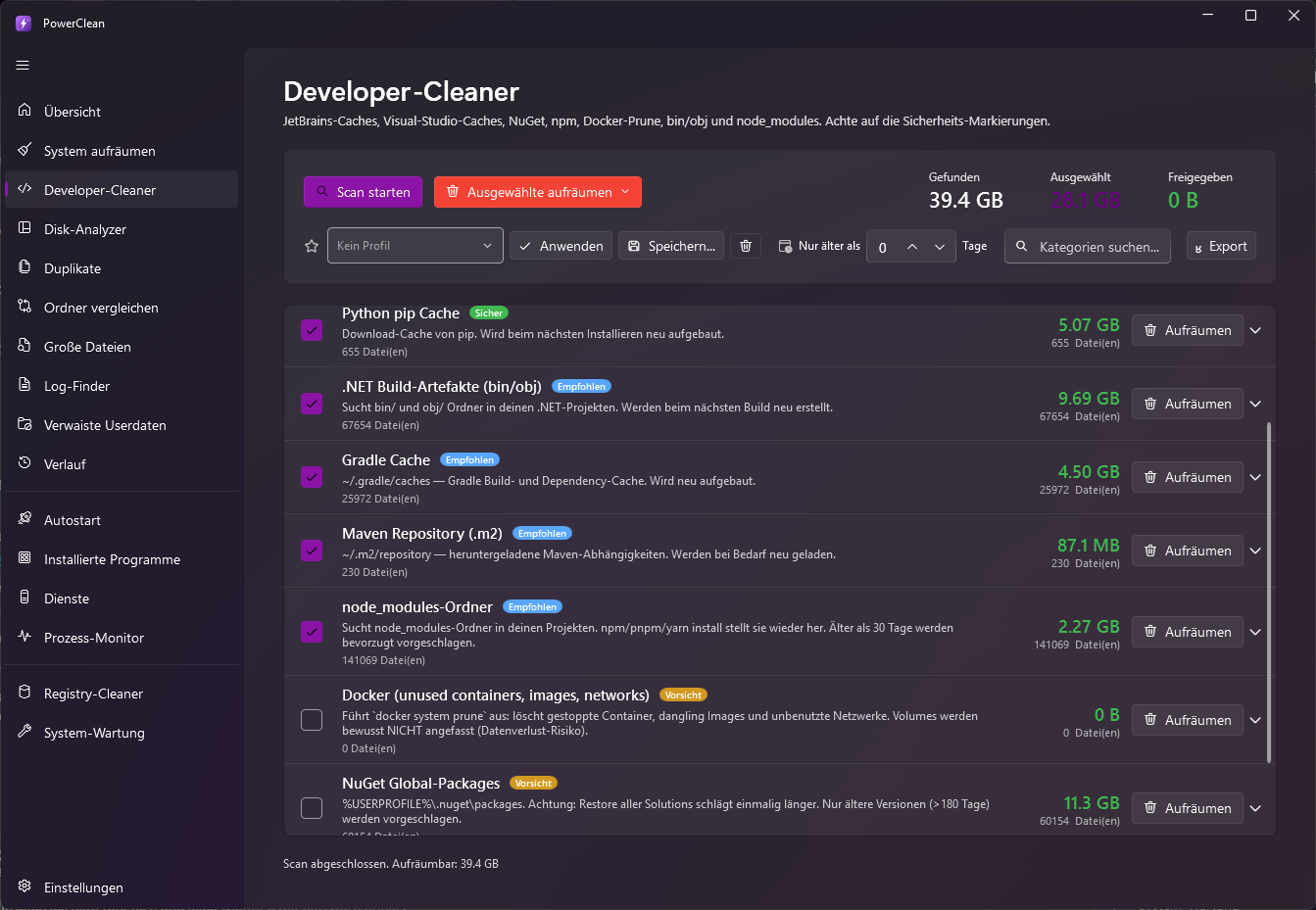 Developer-Cleaner