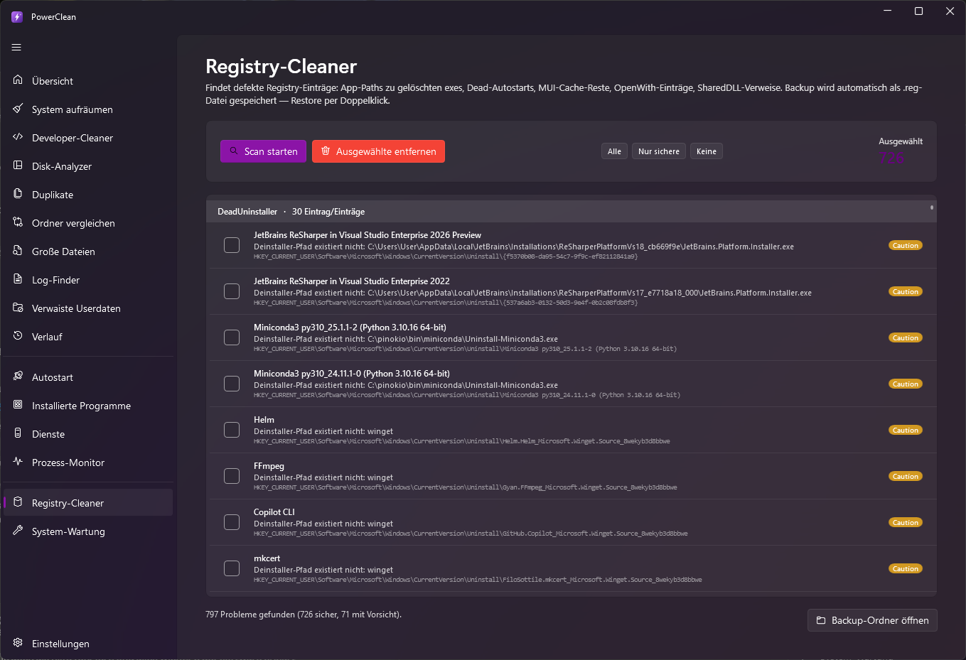 Registry-Cleaner